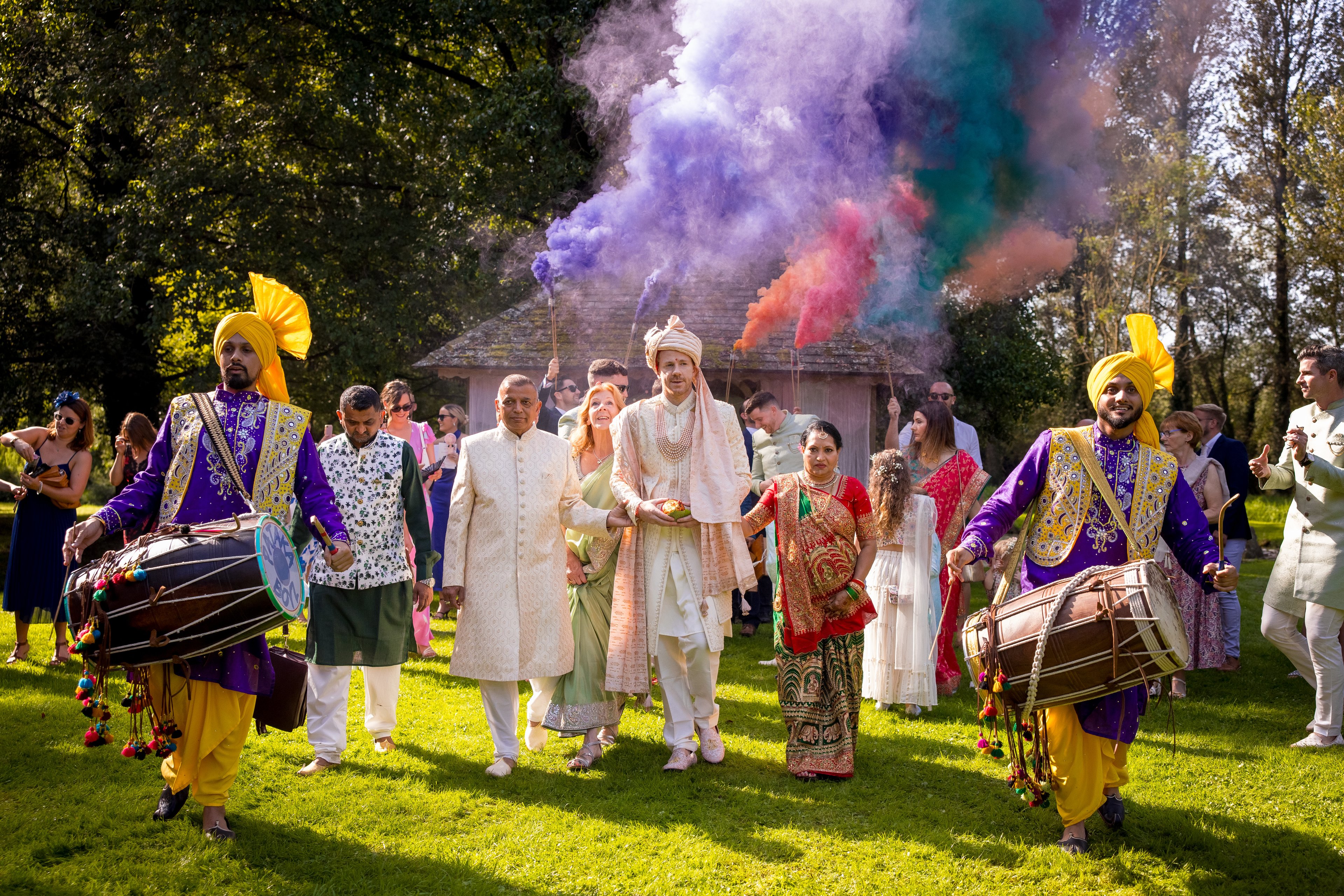 coloured image of ceremony